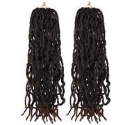 Aomig 18 Inch Crochet Braids Meches, Brun Passion Twist Hair Water Wave