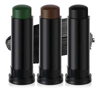 Aomig 3 PièCes Camouflage Peinture Visage Crayon corporel en bâton, Camouflage de Faciale Couleurs D’armée, Maquillage de Peinture Corporel halloween, A-Trois Couleurs(90 g)