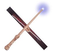 Aomig Baguette magique lumineuse pour enfants avec lumière et son, baguette lumineuse pour sorciers et apprentis sorciers, accessoire de costume pour Halloween, cosplay, Noël, anniversaire (or rose)