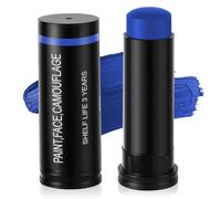 Aomig Camouflage Peinture Visage Crayon corporel en bâton, Crayon Visage et Corporel en Bâton, Camouflage de Faciale Couleurs D’armée, Maquillage de Peinture Corporel halloween, A-Bleu (30 g)