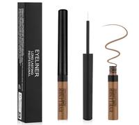 Aomig Eyeliner, Eyeliner Liquide 24ever Ink Liner, Eye-Liner Longue Tenue, Hyper Precise Eyeliner, Crayon Eyeliner Waterproof, Eyeliner liquide coloré pour débutants-Marron