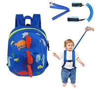 AOMIG Harnais de Sécurité Enfant,2.5M Anti Perdu Laisse Enfant Poignet de 360 ° Rotation Sac a Dos Harnais de Sécurité Empêche Enfants de se Perdre,Convient pour Sortir,Shopping,Marcher