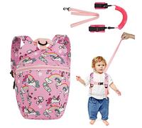 AOMIG Harnais de Sécurité Enfant,2.5M Anti Perdu Laisse Enfant Poignet de 360 ° Rotation Sac a Dos Harnais de Sécurité Empêche Enfants de se Perdre,Convient pour Sortir,Shopping,Marcher