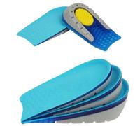 Aomig Hauteur Augmentation Semelles, 1paire Semelles de Talon D'augmentation de La Hauteur, Invisible Respirantes Semelle Talon, Talonnette Epine Calcaneenne Tendon D'achille Hommes et Femmes(1.5cm)