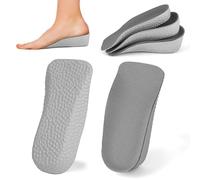 Aomig Hauteur Augmentation Semelles, 2paire Semelles de Talon D'augmentation de La Hauteur, Invisible Respirantes Semelle Talon, Talonnette Epine Calcaneenne Tendon D'achille Hommes et Femmes(1.5cm)