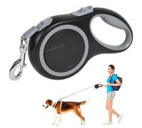 Aomig Laisse Chien Rétractable, 8 M Laisse Chien Enrouleur Nylon, 360 ° sans Enchevêtrement, Système de Guidage Perfectionné, Laisse Rétractable pour Chiens Jusqu'à 50kg pour Formation Marche