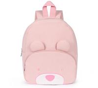 Aomig Sac à Dos pour Enfants, Petit Sac à Dos Velours Côtelé pour Maternelle Fille Et Garcon, Sac à Dos Velours Côtelé Ours&Chiot pour Bebe, Broderie Sac à Dos pour Crèche Scolaires