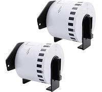 Aomya DK-1209 Lot de 2 petites étiquettes d'adresse compatibles avec Brother DK1209 62 mm x 29 mm 800 étiquettes par rouleau avec cartouche réutilisable
