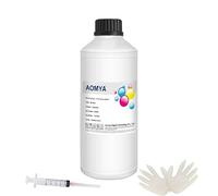 Aomya DTF Encre 500ML Noir DTF Encre de Transfert pour Pet Film, Recharge pour Les imprimantes DTF Epn ET-8550, ET-2850, XP-15000, XP600, L1800, L805, R1390, R2400, I3200, DX5, TX800