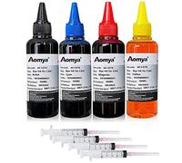 Aomya Kit de recharge d'encre 4 x 100 ml compatible avec Canon PGI-545 et PGI-550