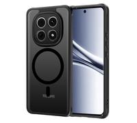 AOMYKE Coque Magnétique pour Xiaomi Redmi Note 15 5G, Compatible avec MagSafe, Étui Mat Translucide Minimaliste PC+TPU Protection Antichoc Anti Rayures Dos Case - Noir