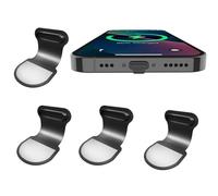 AONAT Lot de 4 Bouchons Anti-poussière USB-C, compatibles avec iPhone 15 16 Pro, protège Les Ports Contre la poussière