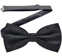 AONAT Nœud papillon classique pré-noué,Nœud Papillon pour Homme Réglable,Homme Nœud papillon pour Mariage Fête,pour enfants et hommes Cravate,pour adultes et enfants pour la fête de mariage(Noir)