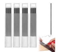 AONAYO Lot de 24 mines de crayon solides de 2,8 mm, mines de rechange, pour crayon de charpentier, dessin d'architecte