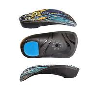 AONEGOLD 3/4 Semelles Orthopédiques Homme Femme Soutien de Voûte Plantaire Soulagement des Douleurs Confort Talonnettes en Gel pour Pieds Plats, Fasciite Plantaire, Tendinite Tendon Achille 35-38EU