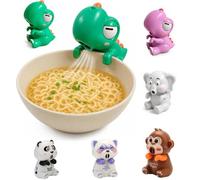 AONEGOLD Mini ventilateur à clipser pour tasse et bol, refroidisseur mains libres pour café thé soupe, petit souffleur design éléphant pour aliments chauds (Vert Dinosaure,1pcs)