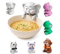 AONEGOLD Mini ventilateur à clipser pour tasse et bol, refroidisseur mains libres pour café thé soupe, petit souffleur design éléphant pour aliments chauds (Éléphant,1pcs)