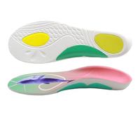 AONEGOLD Semelles Orthopédiques Hommes Femmes Semelle Voute Plantaire Confort Gel Semelles de Travail Sportet pour Pieds Plats, Fasciite Plantaire, Épine Calcanéenne, Douleur au Pied (Rose 39-40EU)