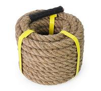 Aoneky Corde en Jute 14/16/ 20/25/ 30/40/50mm, 8/15/30M Corde en Chanvre Torsadée Épaisse en Fibres Naturelles pour Jardin Décoration, Grimper Sport DIY (30M 16mm)