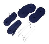 Aoneky Kit de lignes de délimitation pour terrain de volleyball de plage, bleu, 9,2 x 152,4 m