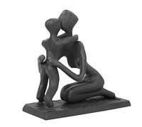 Aoneky Sculpture de Famille en Fer - Statuette Décoration de la Maison, Salon - Cadeau pour Anniversaire (Mère et Enfant)