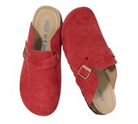 AONETIGER Mules et Sabots Femme Semelle Liège Bout Fermé GR.36-40 EU | Chaussons Pantoufles en Daim Cuir | Antidérapante Chaussures de Jardin | idéaux pour Maison, Bureau, Intérieur et Extérieur