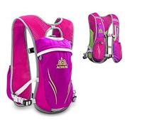 AONIJIE 5.5L Sac à Dos hydratation Sac à Dos extérieur Mochilas Trail Marathoner Running Race Gilet d'hydratation (Rosa)