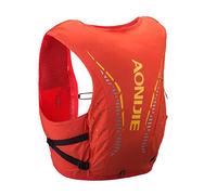 AONIJIE Sac à dos d'hydratation, léger, respirant, 12 l, pour l'extérieur, le trail et le marathoner, la course, le vélo, la course, le gilet d'hydratation (rouge, S/M)