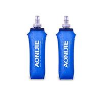 AONIJIE TPU Running Réservoir Flasque Gourde Souple Pliable Bouteille d'eau Souple en pour Sac d'hydratation Randonnée Marathon 250 / 500ml (500ml-2pcs)