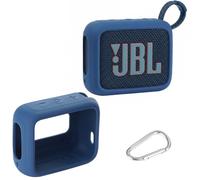 AONKE Coque en silicone pour enceinte Bluetooth portable JBL Go 4 (bleu)