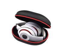 AONKE Étui de Protection Compatible avec Beats Dr. Dre Studio Pro, Studio3, Solo Pro, Solo4, Solo3, Solo2, Solo, Casque Supra-Auriculaire sans Fil (Fermeture éclair Rouge)