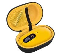 AONKE Étui de transport pour souris sans fil Logitech Pebble Mouse 2 M350s/Pebble M350/POP (étui uniquement) (noir)