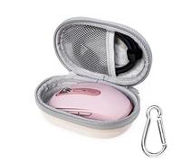 AONKE Étui de Voyage Rigide pour Souris Logitech MX Anywhere 3S/3/2S/2/1, Housse de Protection, Noir (Gris Clair)