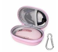 AONKE Étui de Voyage Rigide pour Souris Logitech MX Anywhere 3S/3/2S/2/1, Housse de Protection, Noir (Rose)