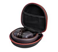 AONKE Étui rigide compatible avec les casques Marshall Major V/IV/III/II/5/4/3/2 supra-auriculaires Bluetooth sans fil (fermeture éclair rouge)