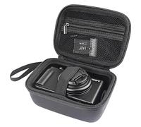 AONKE Voyage Stockage Porter Étui Housse pour Canon PowerShot SX740 / SX730 / SX720 / SX620 Digital Camera Sac de Protection pour Appareil Photo Batteries, Câble, Carte Mémoire (Noir)
