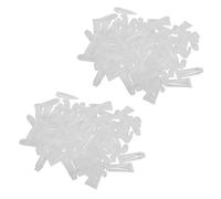 Aonukpdy 100 Pack 10 Ml de Tubes à Brillant à LèVres Tubes de Recharge de Lotion Vide Tubes de Compression Souples pour Bouteille de Distribution de Voyage DIY