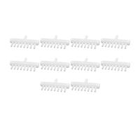 Aonukpdy 10X Vanne d'air en Plastique A 8-Voie pour Le Tube D'Aquarium Soupape d'air