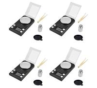 Aonukpdy 4X ÉChelle de Milligramme NuméRique 100G / 0.001G, Balance de Mini Carat de Haute Précision pour Balance de Poche avec Poids D'ÉTalonnage