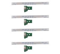 Aonukpdy 4X pour Port de Charge USB Panneau de Prise -055 5TH V5 12 Broches Cable