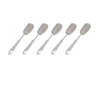 Aonukpdy 5 Pièce Brosse Éponge Bouteille de Lait Coupe en Verre Lavage de Nettoyage Outils de Nettoyage de Cuisine Brosse de Nettoyage de Tasse Poignée Courte en Plastique
