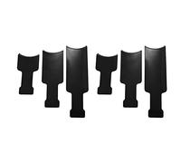 Aonukpdy 6Pièces Séries Cheveux Longs Mettant En évidence La Coupe Conseil Coiffeur Peigne Plat Conseil Paddle pour Coloration Des Cheveux Teinture Bricolage Coiffure Outil de Teinte (Noir)