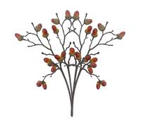 AONYAYBM 4 Pcs Branches de Glands Artificiels, Faux Glands Artisanaux aux Noisettes, Petites Branches de Glands de Simulation Réalistes pour Fête, Bouquet Bricolage, Vacances, Mariage, Famille,(#2)