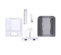 AONYAYBM Fontaine à Eau pour Chat, Fontaine à Boire pour Animaux de Compagnie, Distributeur Automatique d'eau Courante à Induction Infrarouge Silencieuse Multifonction pour Chats et(Gris Basique)