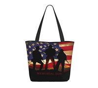 AOOEDM American Soldiers Memorial Day Ladies Shopping Bag 13x11x7in.Le cadeau parfait pour la Saint-Valentin.C'est de la Saint-Valentin pour maman, fille, épouse, etc.