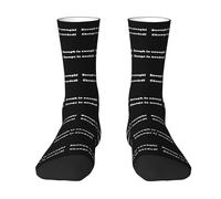 AOOEDM Ça suffit ! Il faut que ça change ! Chaussettes de sport respirantes pour hommes et femmes, idéales pour la course à pied.