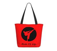 AOOEDM Ceinture de karaté Way Of Life Sac à provisions pour femme 33 x 27,9 x 17,8 cm. Le cadeau parfait pour la Saint-Valentin. C'est de la Saint-Valentin pour maman, fille, épouse, etc.