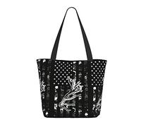 AOOEDM Drapeau américain chasse camouflage-cerfs sac à provisions pour femme 13 x 11 x 7 pouces. Le cadeau parfait pour la Saint-Valentin. C'est de la Saint-Valentin pour maman, fille, ép