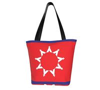 AOOEDM Drapeau Oglala Sioux tribu sac fourre-tout réutilisable femmes sac à main décontracté sacs à bandoulière pour faire les courses épicerie voyage en plein air