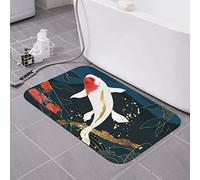 AOOEDM Koi Fish Art Terre de Diatomée Tapis de Bain S